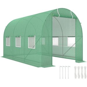 Serra Outsunny - 350x200x200cm, Resistente all'acqua, Ventilata Serra Outsunny - 350x200x200cm, Resistente all'acqua, Ventilata