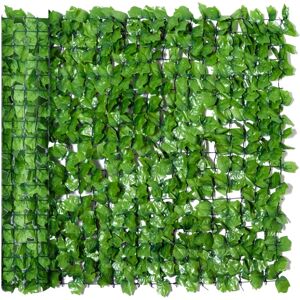 Outsunny Groene Schutting - 300x100cm UV- en Weerbestendig Outsunny Groene Schutting - 300x100cm UV- en Weerbestendig