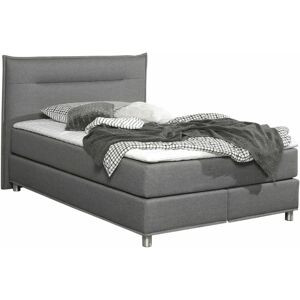 MAINTAL Graues 140x200cm Boxspringbett - H2, Kaltschaum, Ohne Rahmen MAINTAL Graues 140x200cm Boxspringbett - H2, Kaltschaum, Ohne Rahmen