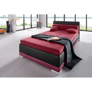 Polsterbett MAINTAL - Rot - 90x200cm - Bett Polsterbett MAINTAL - Rot - 90x200cm - Bett