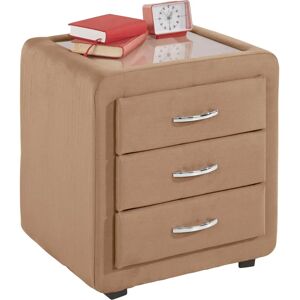 BEIGE Nachttisch MAINTAL - Nachtkonsole BEIGE Nachttisch MAINTAL - Nachtkonsole