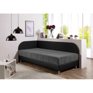 Polsterliege MAINTAL - Microfaser-Kunstleder, schwarz, Komplettbetten - Sofa Bed Polsterliege MAINTAL - Microfaser-Kunstleder, schwarz, Komplettbetten - Sofa Bed