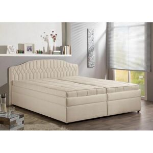 Polsterbett MAINTAL - Microvelours, 180x200 cm, Beige - Bett Polsterbett MAINTAL - Microvelours, 180x200 cm, Beige - Bett