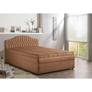 Polsterbett MAINTAL - Microvelours, 140x200cm, H2, Braun - Bett Polsterbett MAINTAL - Microvelours, 140x200cm, H2, Braun - Bett