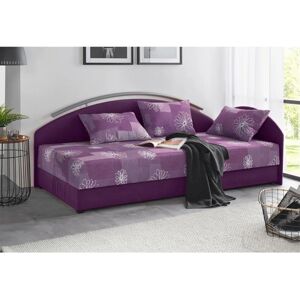 Deutsches MAINTAL Lila Sofa Bett - Vollbett 80x200cm mit Stauraum Deutsches MAINTAL Lila Sofa Bett - Vollbett 80x200cm mit Stauraum