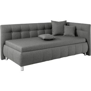 MAINTAL Malea Polsterliege - 90x200cm, Grau, Stauraum MAINTAL Malea Polsterliege - 90x200cm, Grau, Stauraum