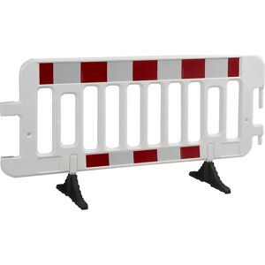 Kaiserkraft Plasă de protecție - Reflectorizant, HDPE, Alb/Roșu, Minimum 5 bucati Kaiserkraft Plasă de protecție - Reflectorizant, HDPE, Alb/Roșu, Minimum 5 bucati
