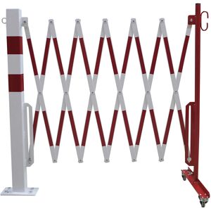 Stâlp de Blocare CrashStop - Oțel, 70x70mm, Roșu/Alb, Extensibil 4m Stâlp de Blocare CrashStop - Oțel, 70x70mm, Roșu/Alb, Extensibil 4m