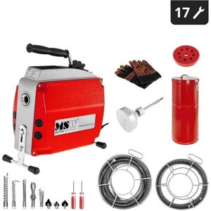 MSW MSW-POWER DRAIN CLEAN 2.3E Drain Cleaning Machine - Silver, Red, Black MSW MSW-POWER DRAIN CLEAN 2.3E Drain Cleaning Machine - Silver, Red, Black
