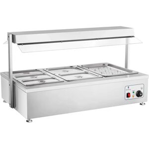 Royal Catering Bain Marie - 6 GN - med kødtilbehør - Professionel fødevarevarmer Royal Catering Bain Marie - 6 GN - med kødtilbehør - Professionel fødevarevarmer