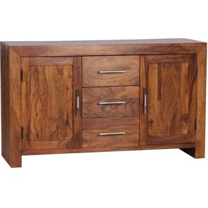 Komoda z sheesham 118cm - Masywne Drewno - Naturalne Wykończenie Komoda z sheesham 118cm - Masywne Drewno - Naturalne Wykończenie