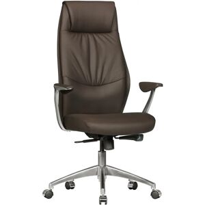Chaise de Bureau en Cuir Ergonomique Pivotante - Publicité Chaise de Bureau en Cuir Ergonomique Pivotante - Publicité