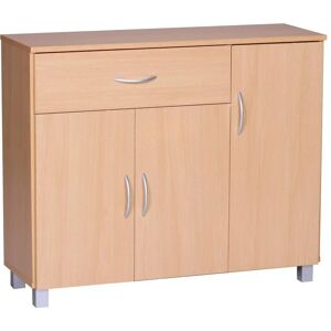 FineBuy Model SETE Kredens - Nowoczesny 3 Drzwi 1 Szuflada FineBuy Model SETE Kredens - Nowoczesny 3 Drzwi 1 Szuflada