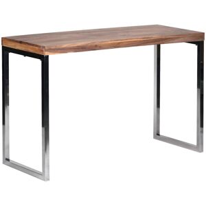 Bureau rectangulaire en acacia Wohling avec cadre en métal - Bureau ou salle à manger - Publicité Bureau rectangulaire en acacia Wohling avec cadre en métal - Bureau ou salle à manger - Publicité