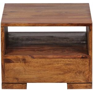 Wohnling Mumbai Massiv-Holz Nachttisch Landhaus-Stil - Nachttisch Wohnling Mumbai Massiv-Holz Nachttisch Landhaus-Stil - Nachttisch