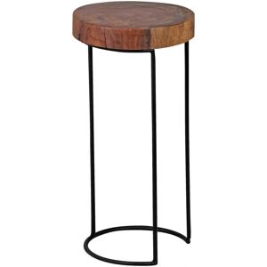 Wohnling Sheesham Bijzettafel - Boomstam-uitstraling Wohnling Sheesham Bijzettafel - Boomstam-uitstraling