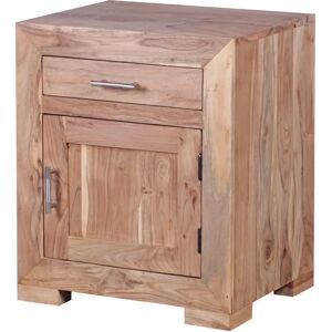 Nuit FineBuy - Bois massif Erica - Adapté aux lits box spring - Publicité Nuit FineBuy - Bois massif Erica - Adapté aux lits box spring - Publicité
