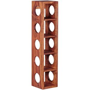 FineBuy Support à Vin en Bois - Fait Main, Finition Naturelle, 5 Bouteilles - Support à Vin - Publicité FineBuy Support à Vin en Bois - Fait Main, Finition Naturelle, 5 Bouteilles - Support à Vin - Publicité