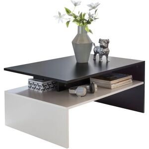Wohnling Kávézóasztal - 90x43x60cm Modern Design Két Színű Wohnling Kávézóasztal - 90x43x60cm Modern Design Két Színű
