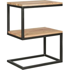 FineBuy Table d'Appoint en Forme de S Bois Massif - Beige - Table d'Appoint - Publicité FineBuy Table d'Appoint en Forme de S Bois Massif - Beige - Table d'Appoint - Publicité