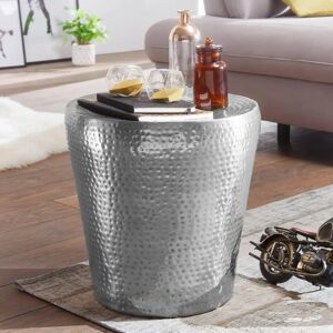 FineBuy Table d'Appoint en Aluminium 41x41x41cm Design Ronde Moderne - Publicité FineBuy Table d'Appoint en Aluminium 41x41x41cm Design Ronde Moderne - Publicité