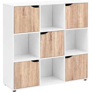 Bibliothèque avec vaisselier FineBuy - Paravent cube moderne - 89x91x29 cm - Publicité Bibliothèque avec vaisselier FineBuy - Paravent cube moderne - 89x91x29 cm - Publicité