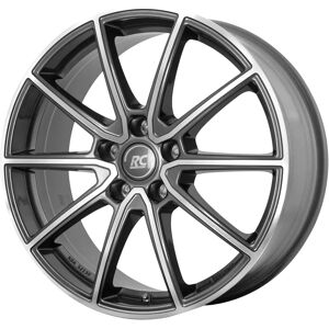 RC Design Rc32 Himalaya Grey Fully Polished 7,5x18 ET 55 5X114,3 Alufelge RC Design Rc32 Himalaya Grey Fully Polished 7,5x18 ET 55 5X114,3 Alufelge