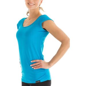 Camiseta de manga corta WINSHAPE WTR4 Turquesa para mujer Camiseta de manga corta WINSHAPE WTR4 Turquesa para mujer