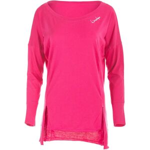 WINSHAPE MCS003 Pull à manches longues - Col U, Rose - Publicité WINSHAPE MCS003 Pull à manches longues - Col U, Rose - Publicité