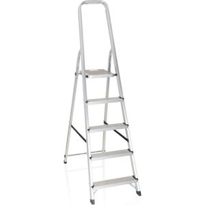 Hjh Office Solid III Aluminiumleiter - 5 Stufen - Faltbare Leiter Hjh Office Solid III Aluminiumleiter - 5 Stufen - Faltbare Leiter