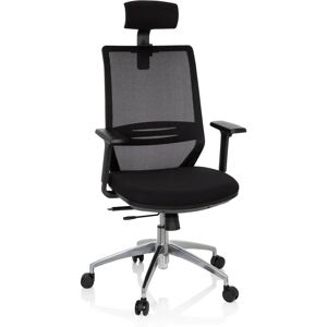 hjh OFFICE PROFONDO PRO - Zwarte Kantoorstoel met Mesh & Leder hjh OFFICE PROFONDO PRO - Zwarte Kantoorstoel met Mesh & Leder