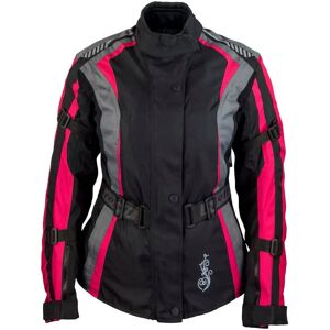 Roleff RO 904 Motorradjacke - Schwarz-Pink - Schutzkleidung Roleff RO 904 Motorradjacke - Schwarz-Pink - Schutzkleidung