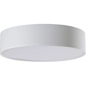 Lindby Sebatin White Ceiling Light - E27, 50cm, Fabric Shade Lindby Sebatin White Ceiling Light - E27, 50cm, Fabric Shade