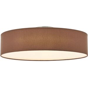 Lindby Sebatin Ceiling Light - 50cm - Brown - Fabric - E27 Lindby Sebatin Ceiling Light - 50cm - Brown - Fabric - E27