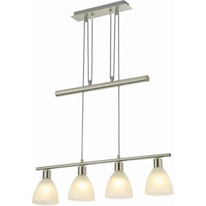 Lindby Simeon Adjustable Pendant Light - Classic Glass, Metal Frame Lindby Simeon Adjustable Pendant Light - Classic Glass, Metal Frame