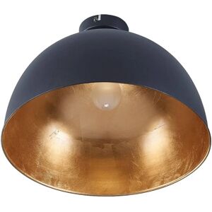 Lindby Lya moderne sort og guld loftlampe - E27, Ø 40cm Lindby Lya moderne sort og guld loftlampe - E27, Ø 40cm