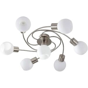 Lindby Ciala Modern White Ceiling Light - 7 Lights, E14 Lindby Ciala Modern White Ceiling Light - 7 Lights, E14