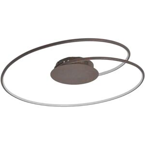 Lindby - LED Deckenleuchte 'Joline' Braun Modern Metall 74cm Lindby - LED Deckenleuchte 'Joline' Braun Modern Metall 74cm