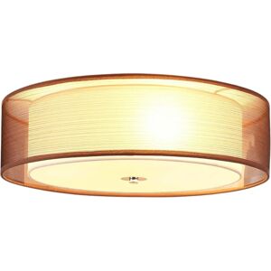 Lindby Tobia Brunt Tekstil Loftslys - Loftlampe Lindby Tobia Brunt Tekstil Loftslys - Loftlampe