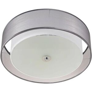Lindby Tobia Gray Textile Ceiling Light - Ceiling Lamp Lindby Tobia Gray Textile Ceiling Light - Ceiling Lamp
