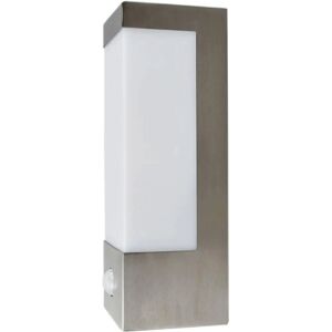 Lindby - Modern Gray Steel Wall Light with Sensor - Exterior Lindby - Modern Gray Steel Wall Light with Sensor - Exterior