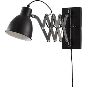 Lindby Merle Wall Light - Modern Black Metal Wall Lamp - Bedroom or Living Room Lindby Merle Wall Light - Modern Black Metal Wall Lamp - Bedroom or Living Room