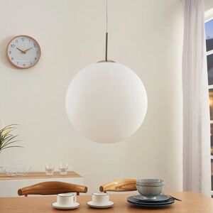 Lindby Rhona White Pendant Light - Modern Spherical Glass Fixture Lindby Rhona White Pendant Light - Modern Spherical Glass Fixture