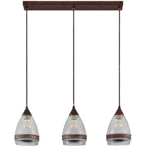 Lindby Rustbraun 3-flammige Pendellampe - Küche, Wohnzimmer, Esszimmer Lindby Rustbraun 3-flammige Pendellampe - Küche, Wohnzimmer, Esszimmer