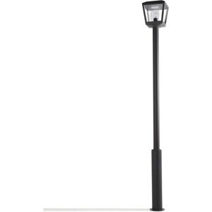 Lucande Outdoor Lamp Post - Modern Gray Aluminum IP54 Lucande Outdoor Lamp Post - Modern Gray Aluminum IP54