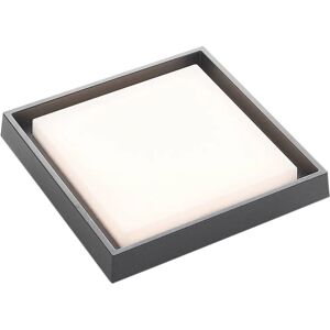 Lucande - Lampe LED Carrée Grise pour Extérieur - 27cm Lucande - Lampe LED Carrée Grise pour Extérieur - 27cm