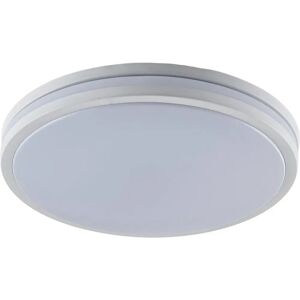 Lindby Arnim White Ceiling Light - Round, Dimmable, IP44 Lindby Arnim White Ceiling Light - Round, Dimmable, IP44
