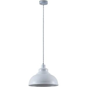 Lindby White Vintage Metal Pendant Lamp - Pendant Lamp Lindby White Vintage Metal Pendant Lamp - Pendant Lamp
