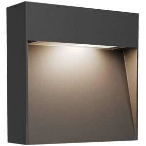 Lucande Außenwandleuchte Noreia Modern Grau Aluminium 1 Flamme G9 Lucande Außenwandleuchte Noreia Modern Grau Aluminium 1 Flamme G9