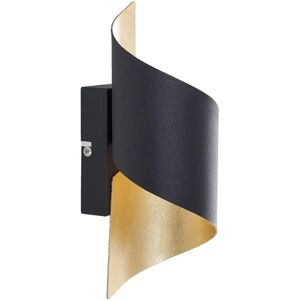 Lindby Modern Metal Wall Lamp - G9 - Black and Gold Lindby Modern Metal Wall Lamp - G9 - Black and Gold
